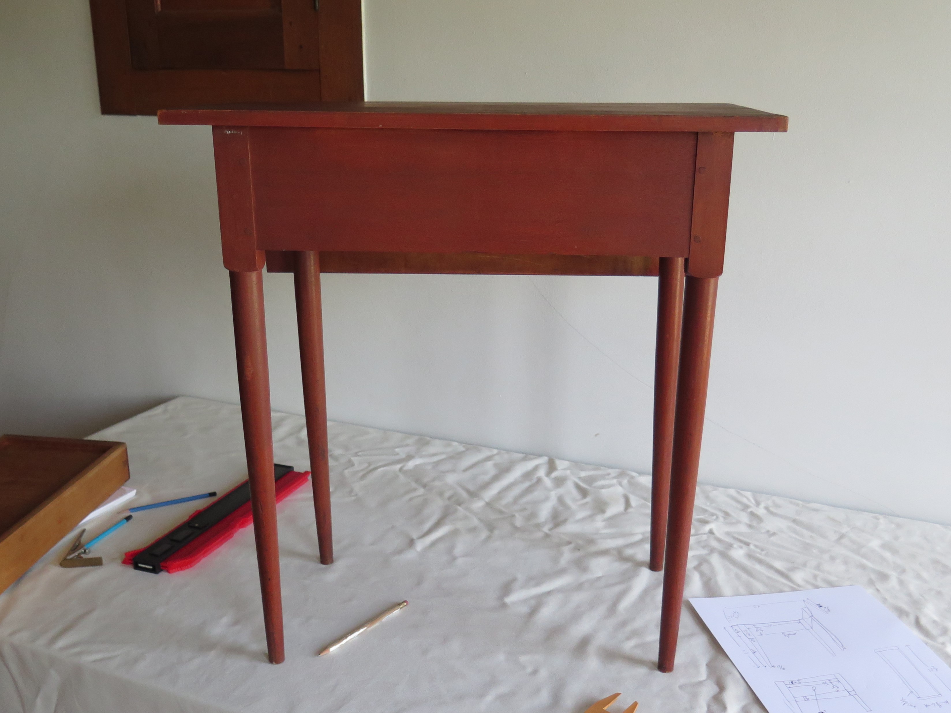 Shaker Library Table Shaker Imperfection – Eclectic Mechanicals